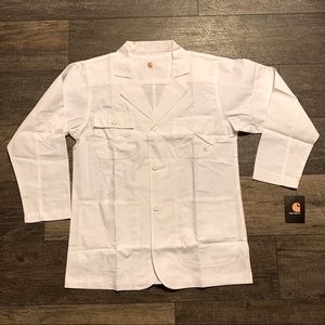 NWT CARHARTT WHITE LAB COAT